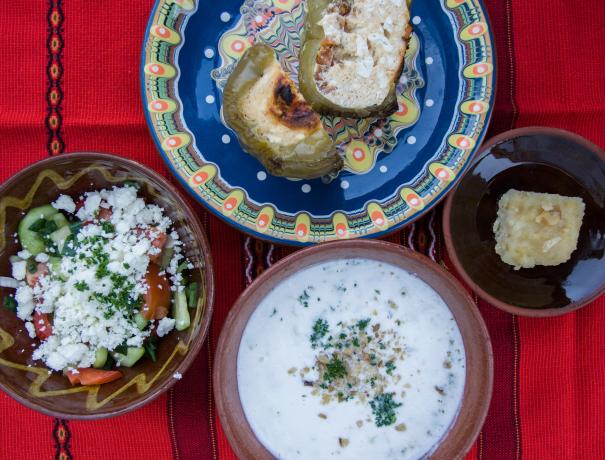 Dishes from Bulgaria