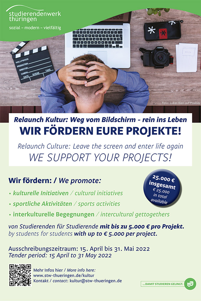 Plakat zum Relaunch Kultur