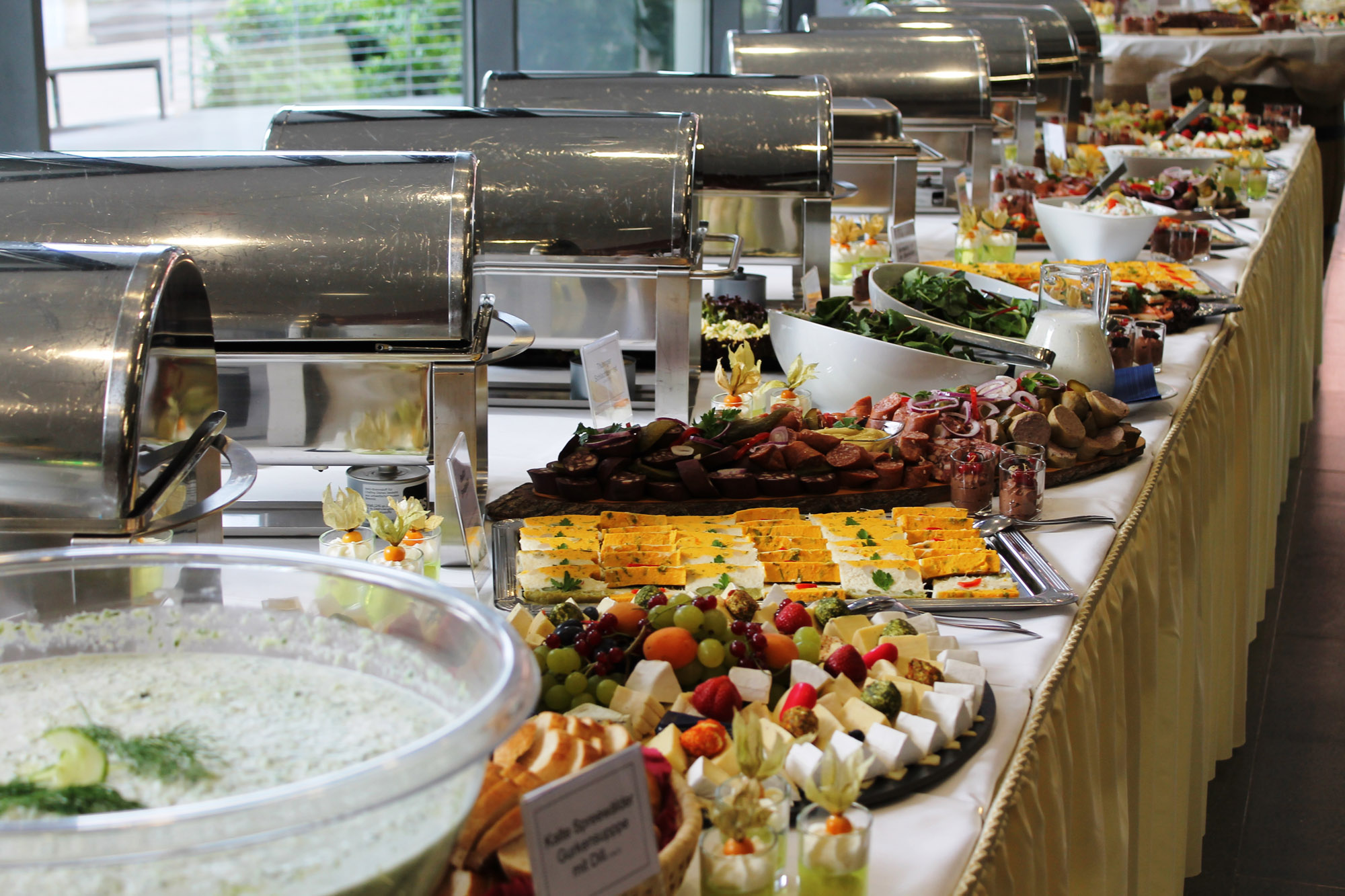 Beispielbild für ein gedecktes Buffet