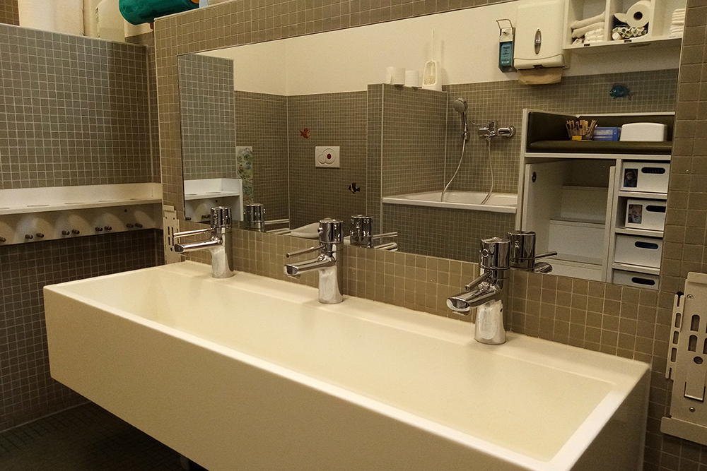 Bathroom in a day-care centre